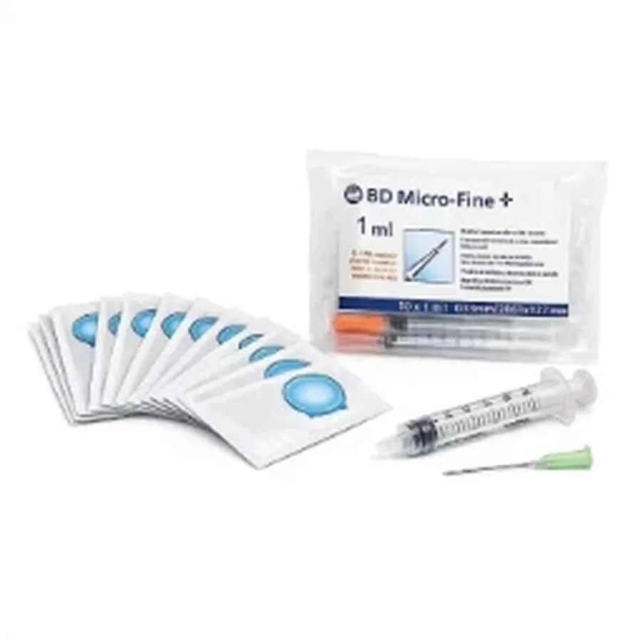 Research Kit (syringes, wipes and draw-up needle)